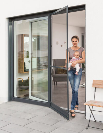 Fliegengitter Drehtür