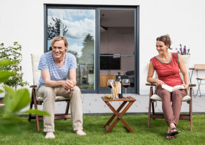 Fliegengitter Drehtür