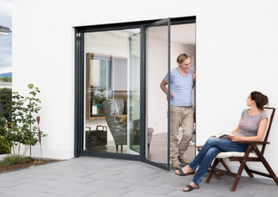 Fliegengitter Drehtür