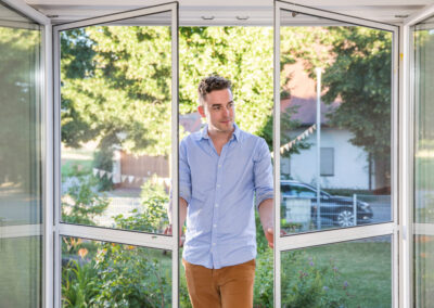 Fliegengitter Pendeltür