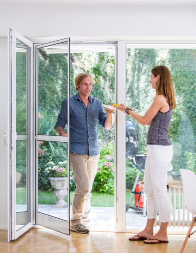 Fliegengitter Pendeltür