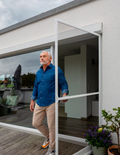 Fliegengitter Drehtür