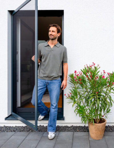 Fliegengitter Drehtür