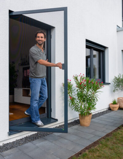 Fliegengitter Drehtür