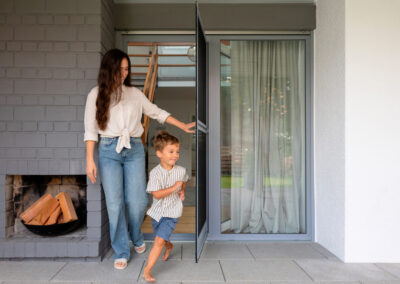 Fliegengitter Pendeltür